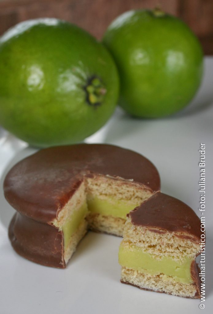Alfajores com recheio de limão