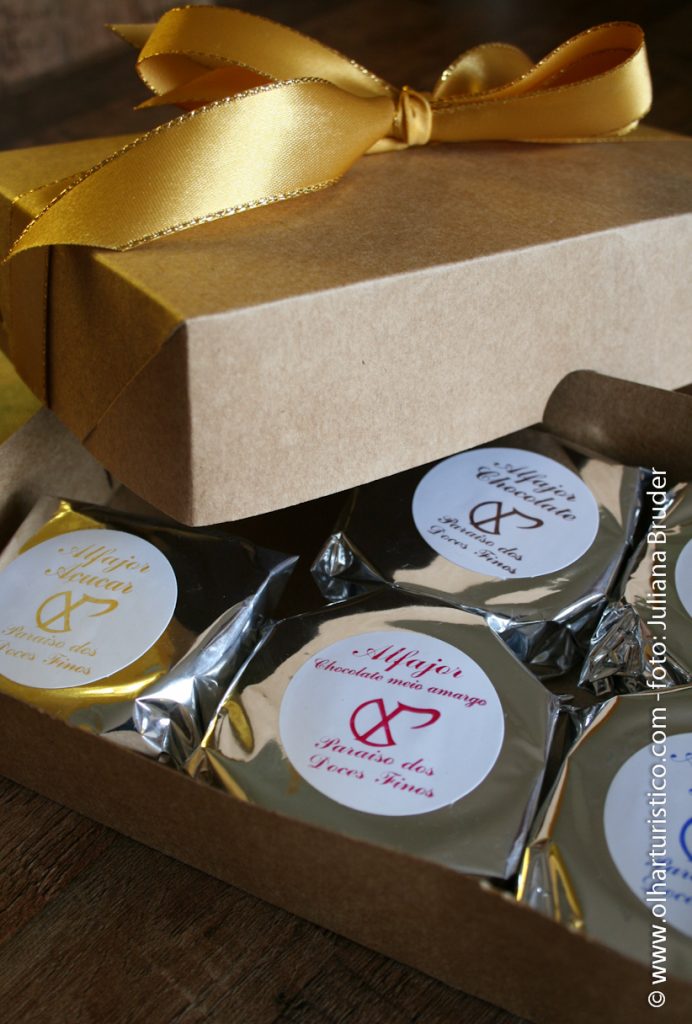 Caixa de Afajores para presente