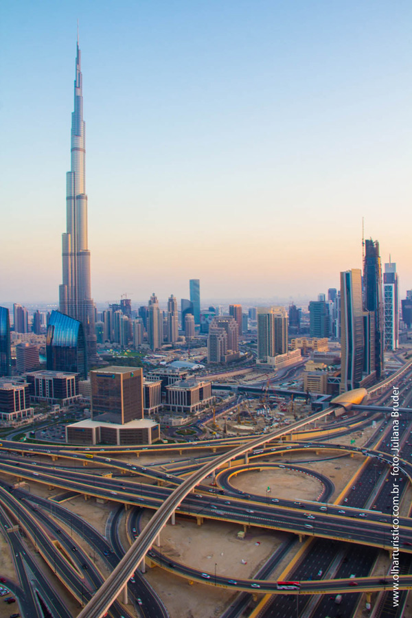 Burj Khalifa visto do Shangri La Hotel
