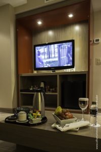 Boas vindas nos quartos