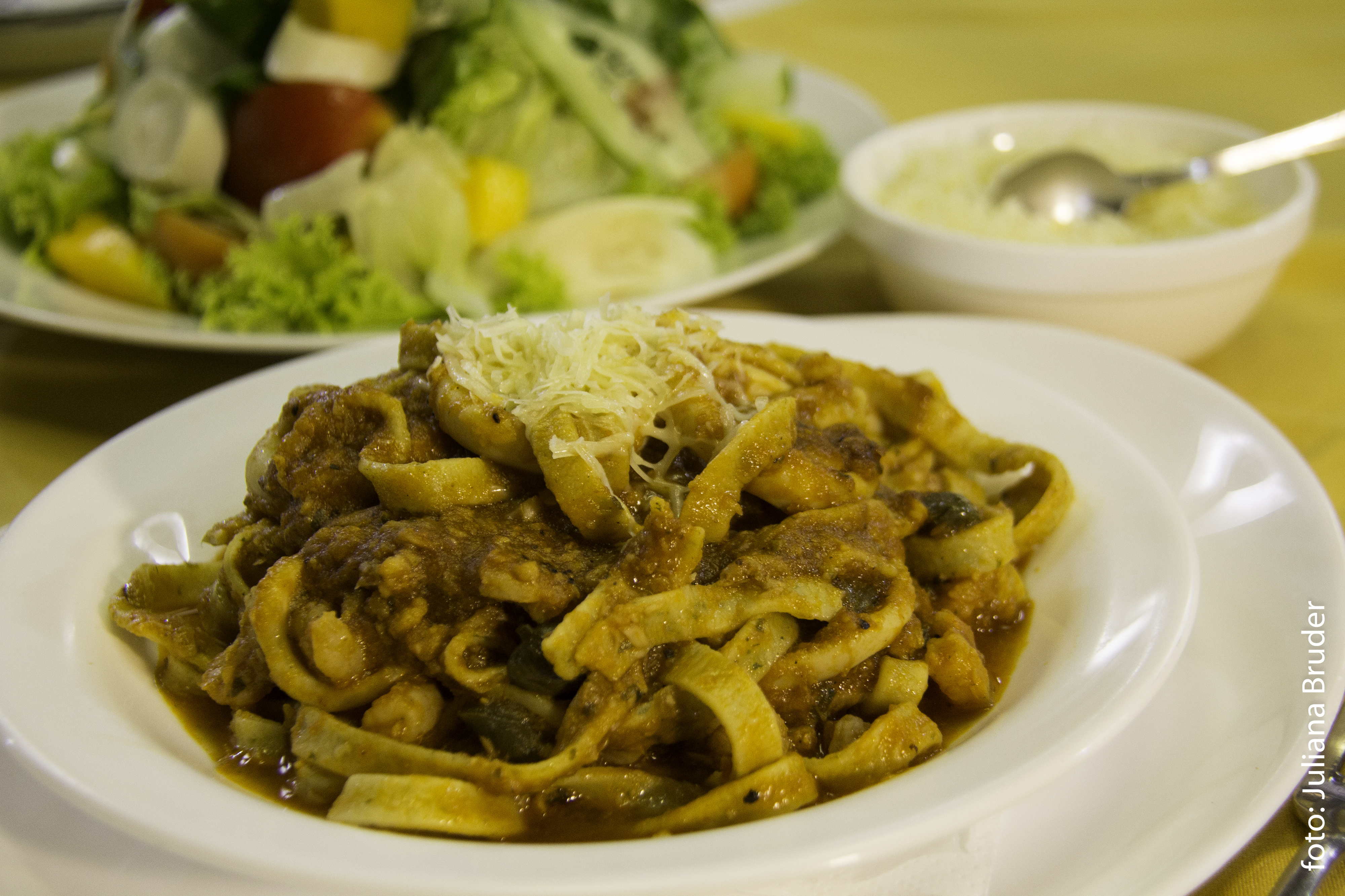 Pousada Villa´l Mare - Gastronomia Italiana no La Trattoria
