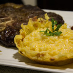 T-Bone Steak com Risoto de Parmesão