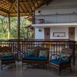 Espaços abertos da casa