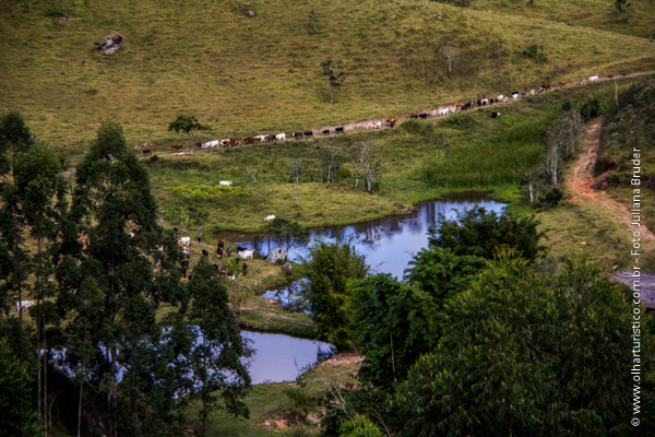 Lago de água mineral