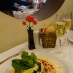 carpaccio com espumante