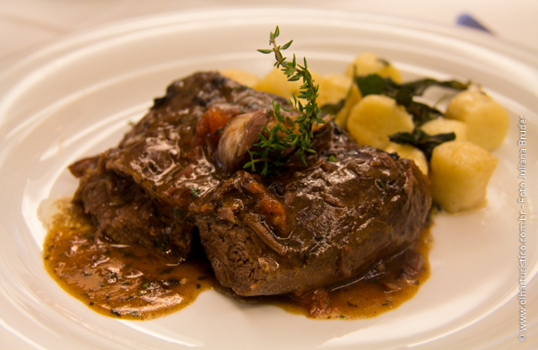 paleta de cordeiro para acompanhar o nhoque