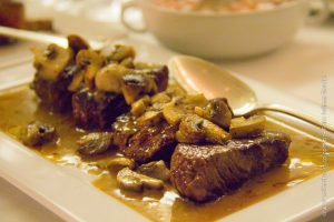 Filet Mignon com Cogumelos