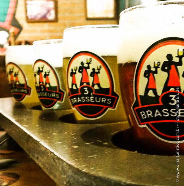 Mix de cervejas artesanais Les 3 Brasseurs