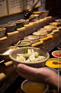 balcão de ingredientes do Tantra