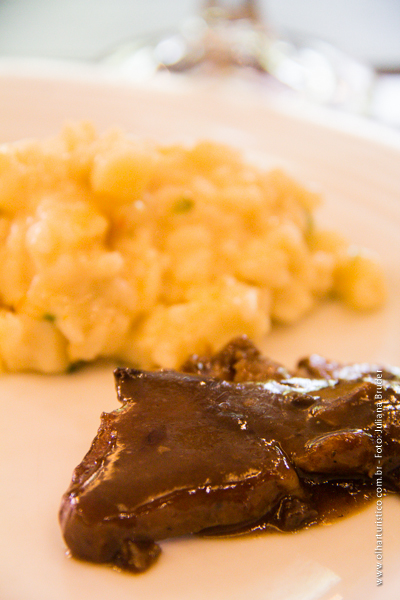 Veal calf and Palm risotto