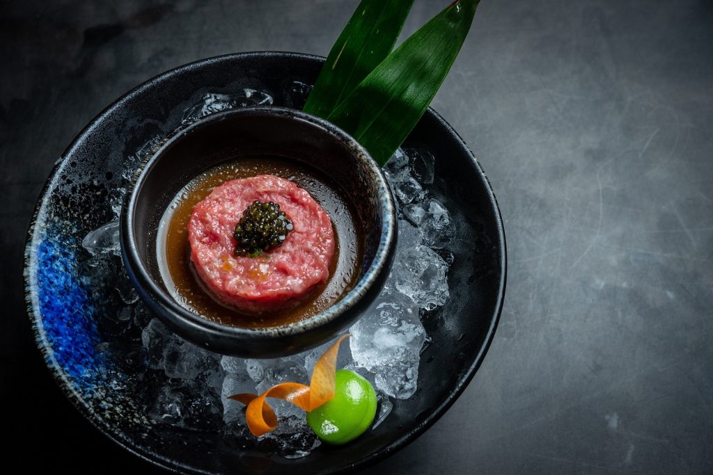 Toro Tartar com Caviar do Nobu