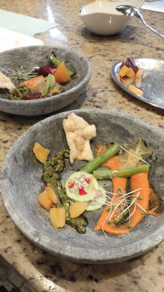 Prato criado por chef estrela michelin