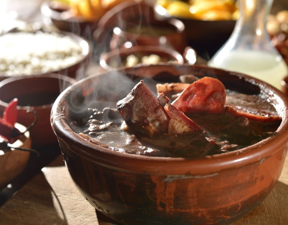 Feijoada of black beans