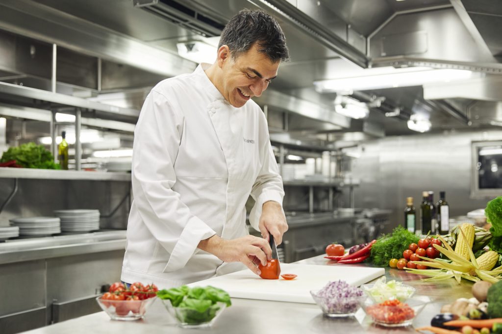 Ramón Freixa cria pratos exclusivamente para os hóspedes da MSC Cruzeiros