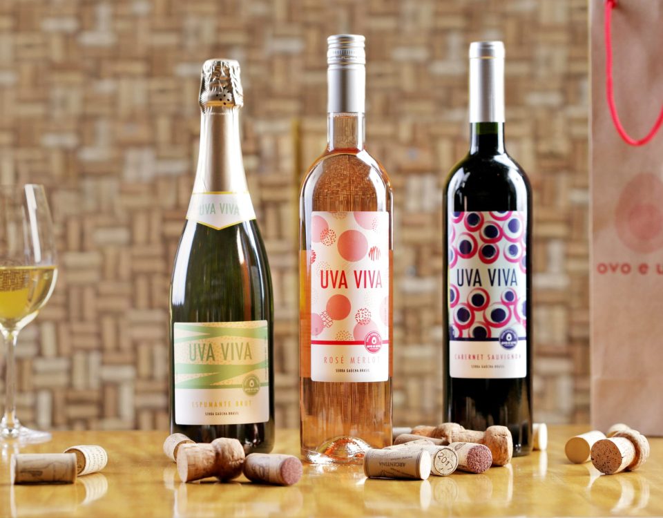 Menu de verão do ovo e uva