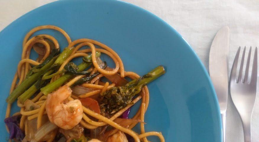 Yakisoba de Camarão