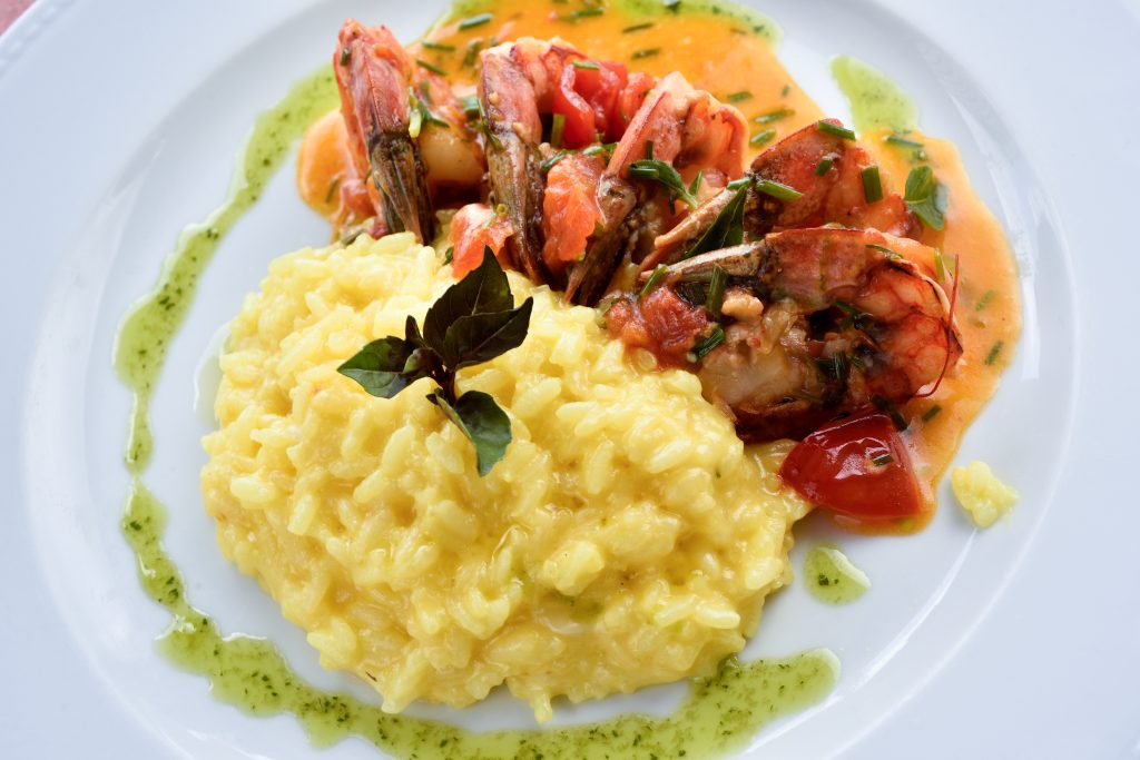 Camarão ao Molho de Tomate do Terraço Itália